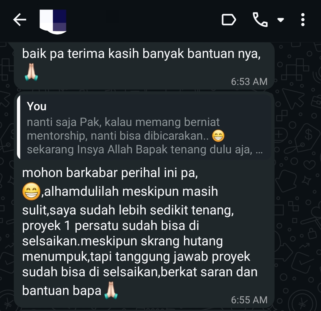 Testimoni Konsultasi CFM